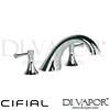Cifial 31405MW L Brookhaven Lever 3 HoleDeck Bath Mixer Spare Parts